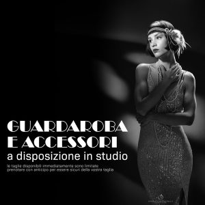 Ritratti Old Hollywood Glamour in studio a Milano